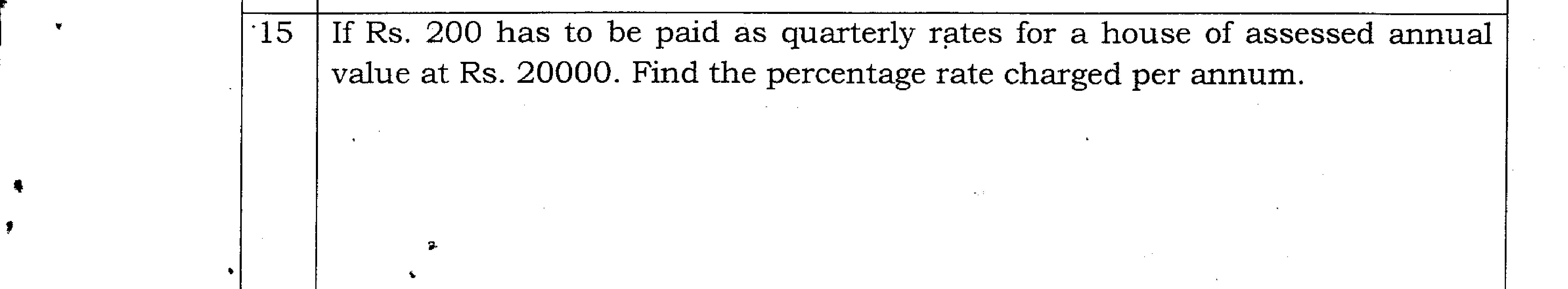 Paper I Part A Q15: Annual rates percentage from quarterly rates