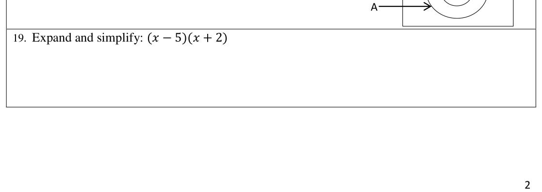 Paper I Part A Q19: Expand the product of two binomials