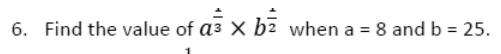 Paper I QI.6: Substitute into a product of fractional powers