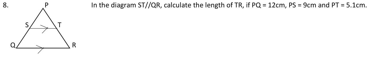 Paper I QI.8: Find a segment using parallel-line ratio