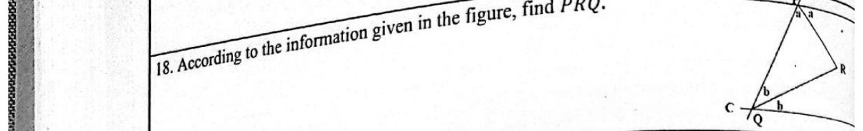 Paper I Part A Q18: Angle between bisectors of co-interior angles