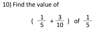 Paper I Part A Q10: Fraction of a sum of fractions