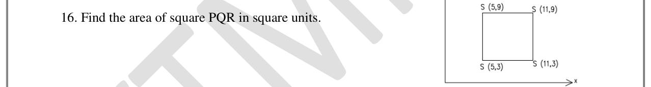 Paper I Part A Q16: Area of a square from vertex coordinates